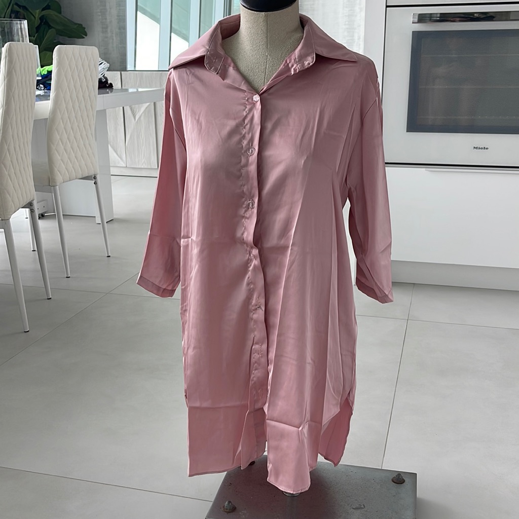Silk Button Down Robe